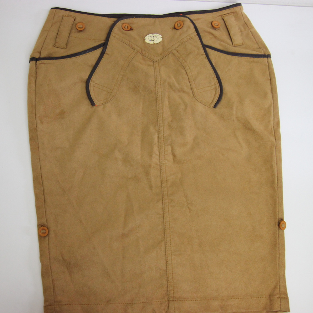 Gsus Sindustries Faux Suede Skirt Knee Length